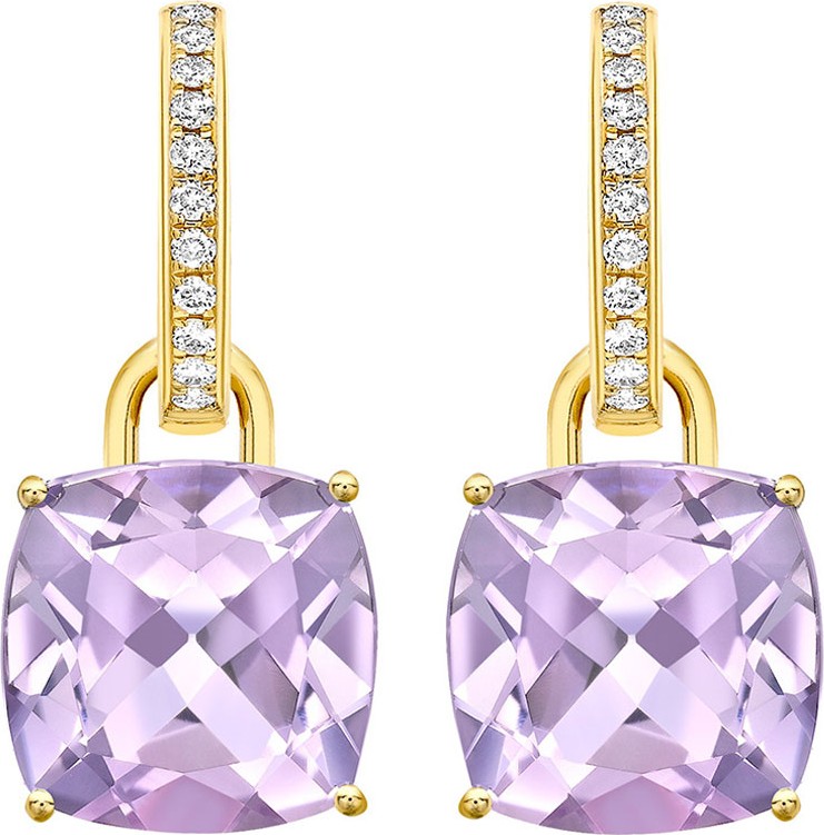 Kiki McDonough Classic 18k Gold Detachable Drop Earrings