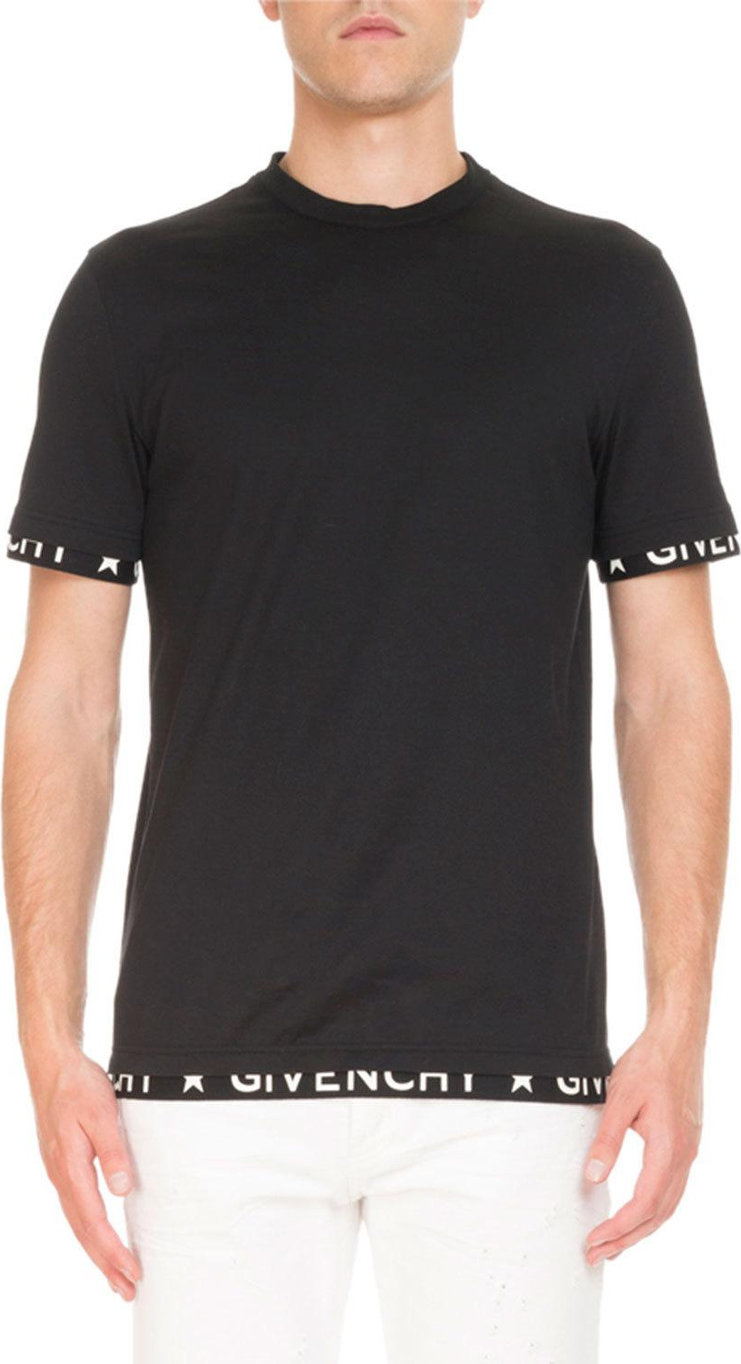 Givenchy Logo-Trim Cuban T-Shirt