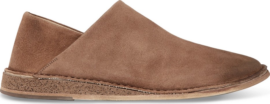 Marsell Stag Collapsible-Heel Suede Loafers
