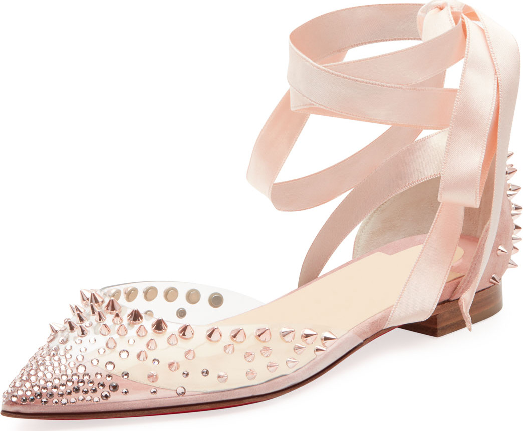 Christian Louboutin Mechante Reine Red Sole Ballerina Flat