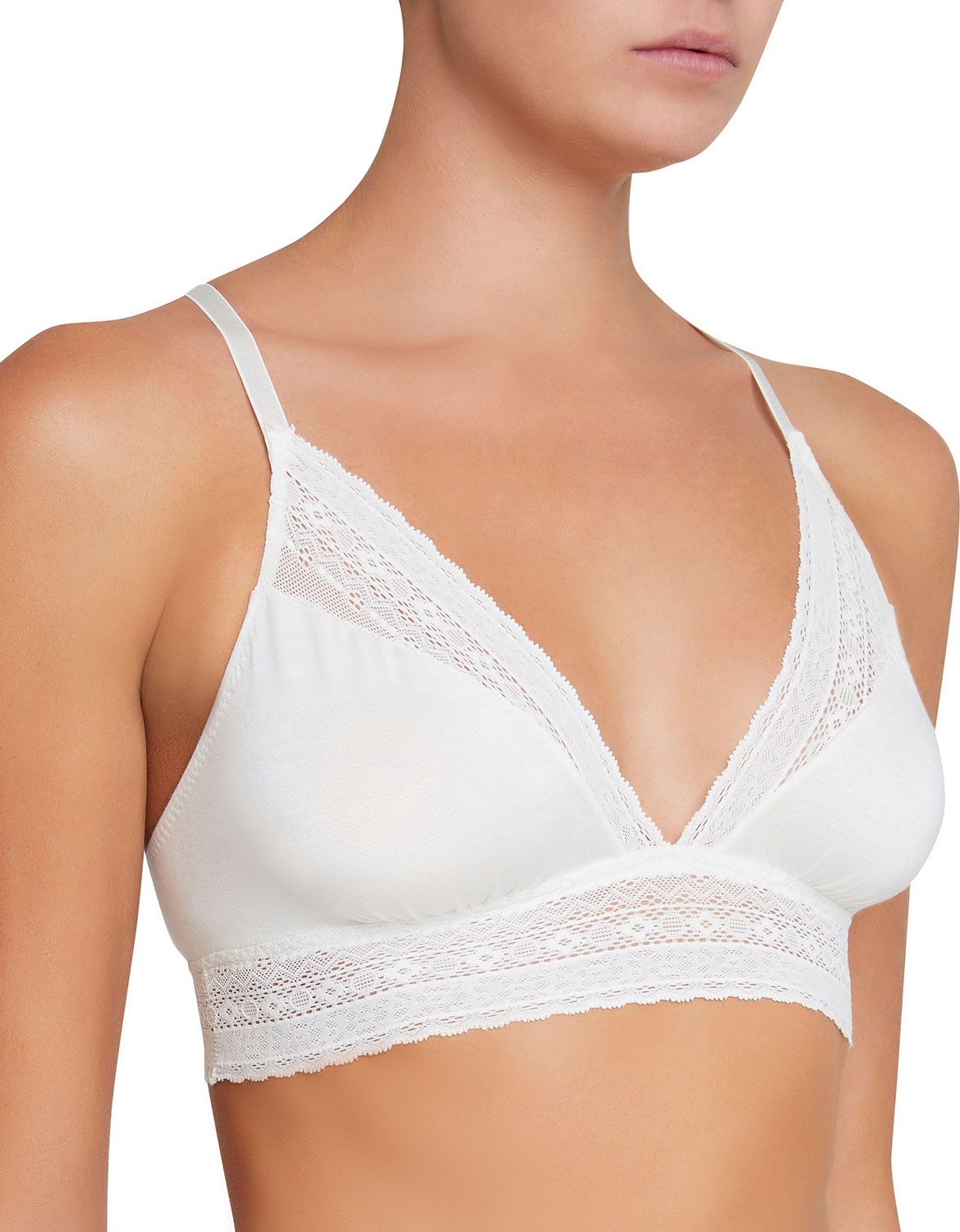 Eberjey Amanda Romantics Wire-Free Racerback Bralette