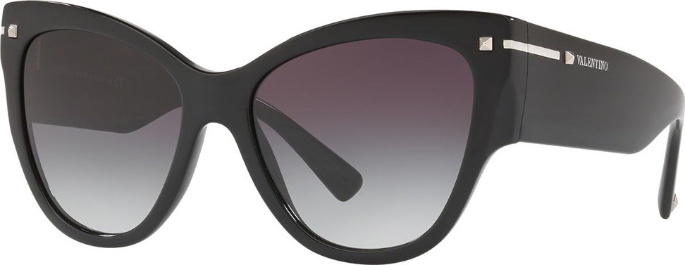 Valentino Chunky Cat-Eye Acetate Sunglasses