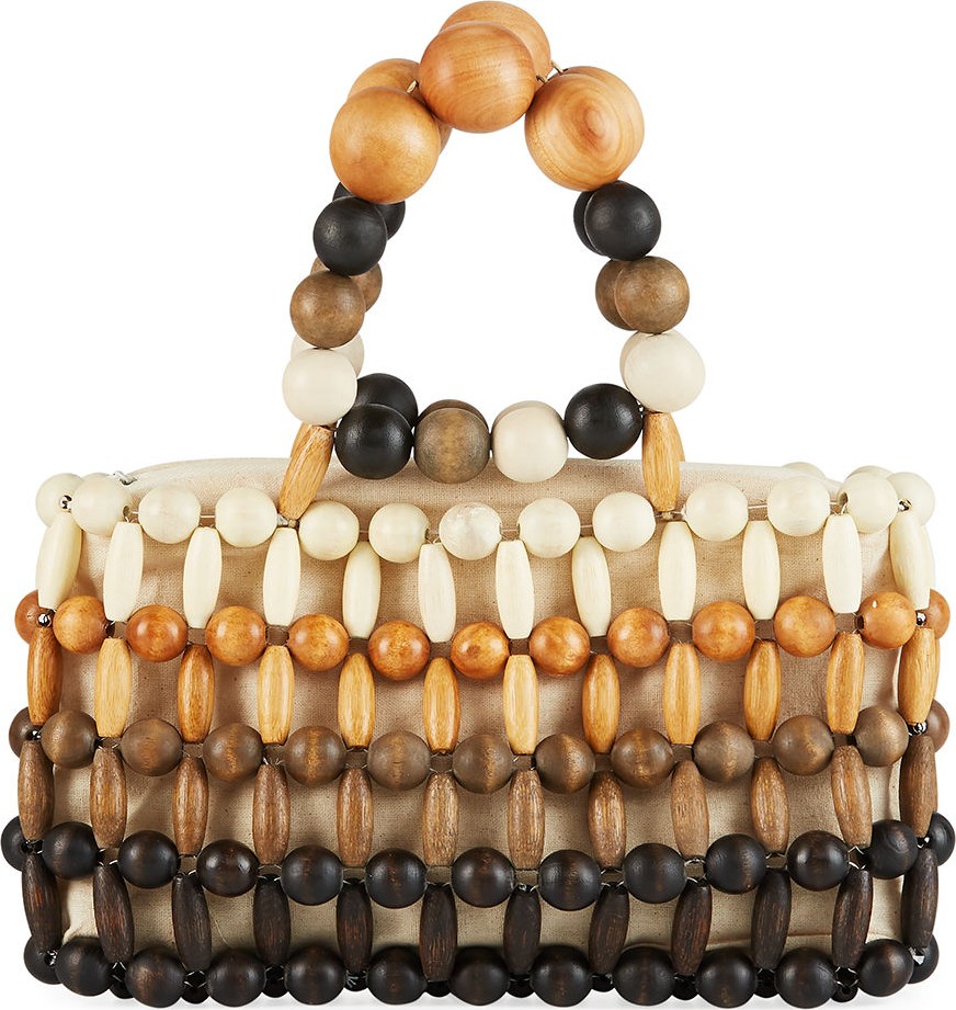 Cult Gaia Cora Bamboo Clutch Bag