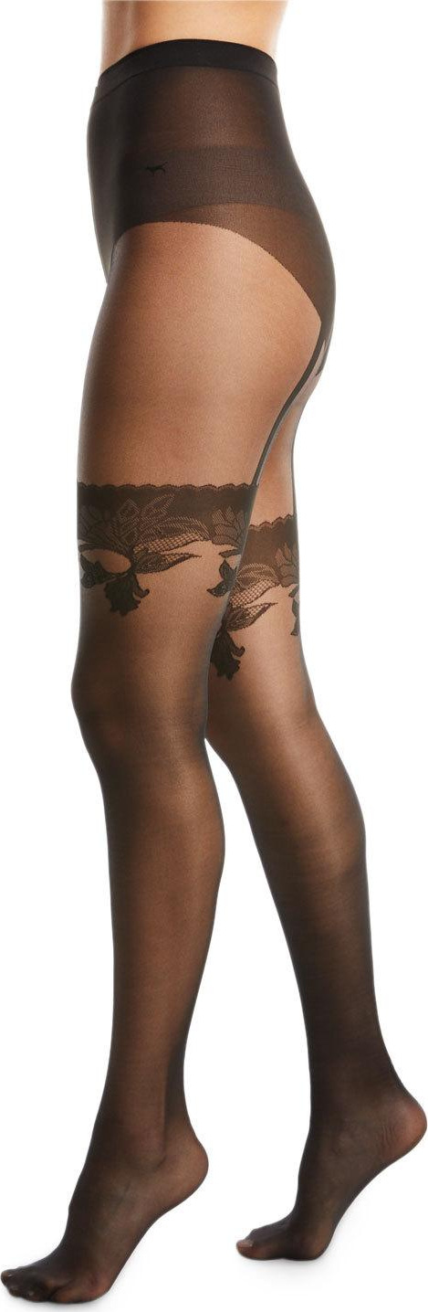 Wolford Allure Faux-Thigh High Tights