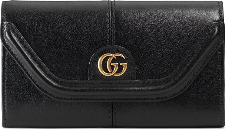Gucci Linea Small GG Leather Continental Wallet