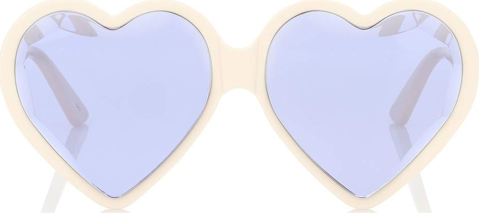 Gucci Heart-frame acetate sunglasses