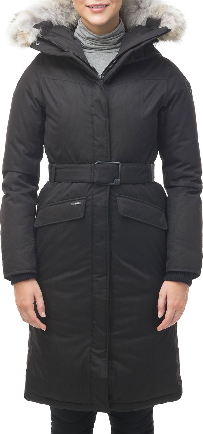 Nobis Morgan Fur-Trim Parka Coat