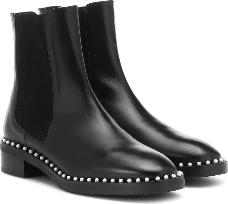Stuart Weitzman Cline leather ankle boots