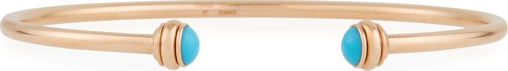 Piaget 18k Gold Possession Turquoise Bangle with Turquoise