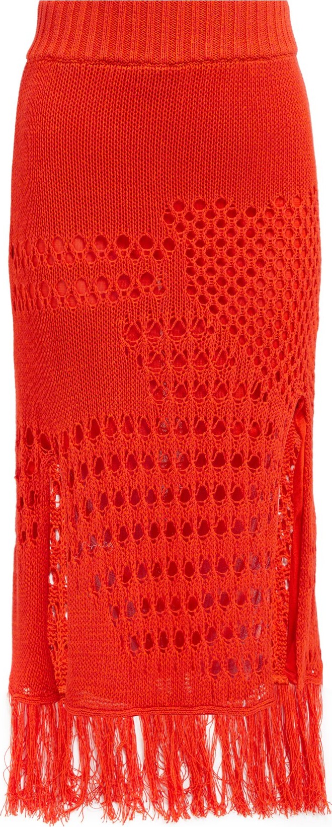 Altuzarra Benedetta crochet cotton-blend midi skirt