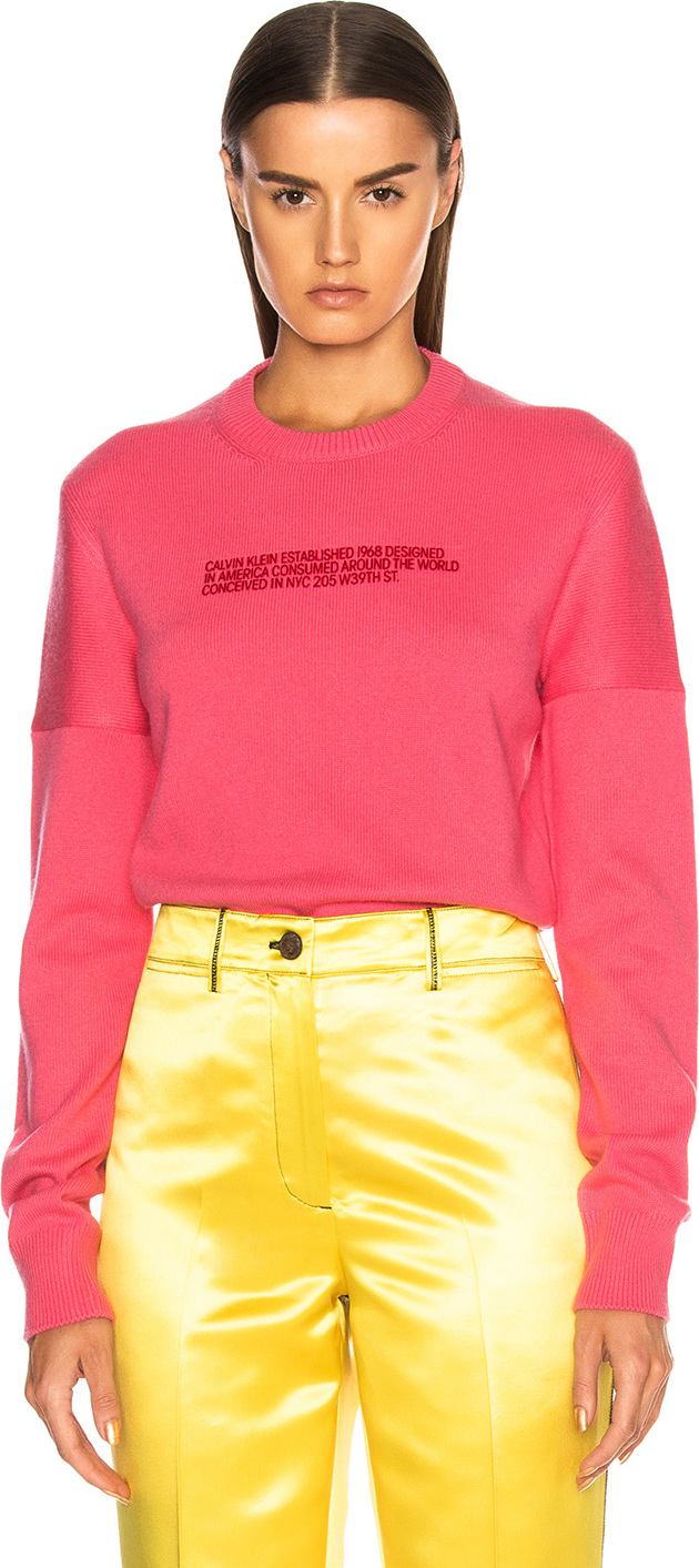 Calvin Klein 205W39NYC Printed Sweater