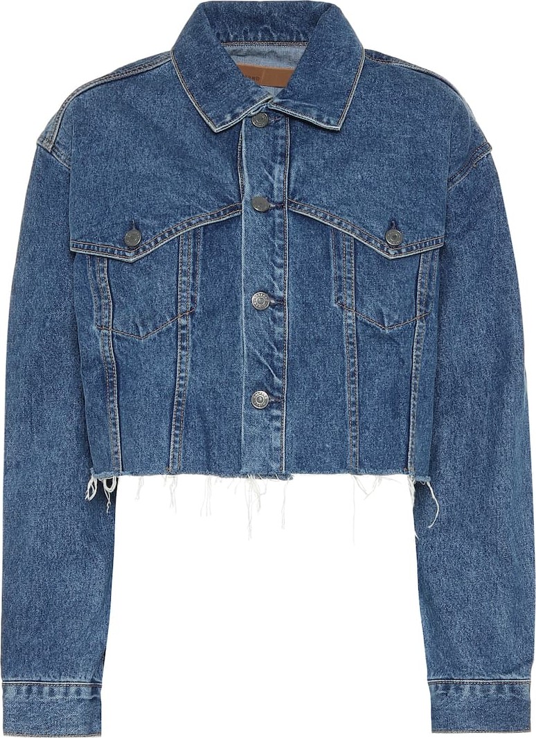 Grlfrnd Faye cropped denim jacket