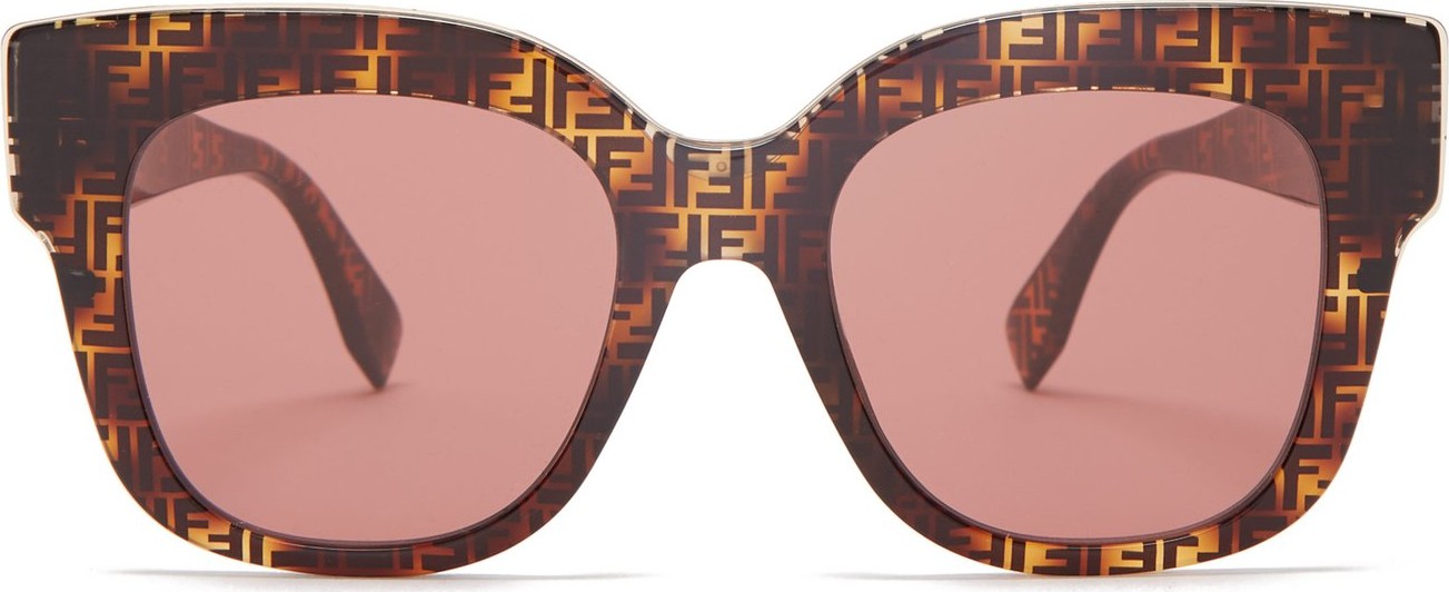 Fendi FF cat-eye acetate sunglasses