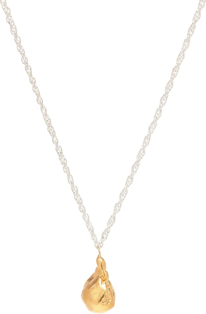 Alighieri The Tale of the Baroque 24kt gold-plated bronze and sterling silver necklace