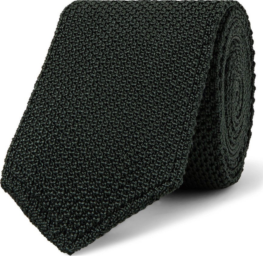 Brioni 6.5cm Knitted Silk Tie