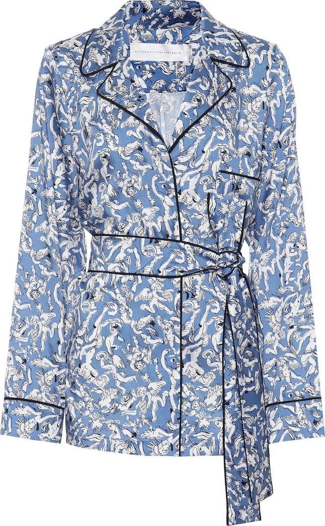 VICTORIA, VICTORIA BECKHAM Printed top