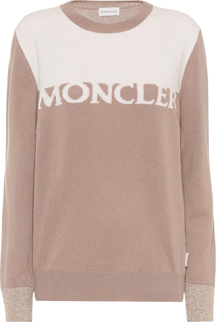 Moncler Wool and cashmere intarsia sweater
