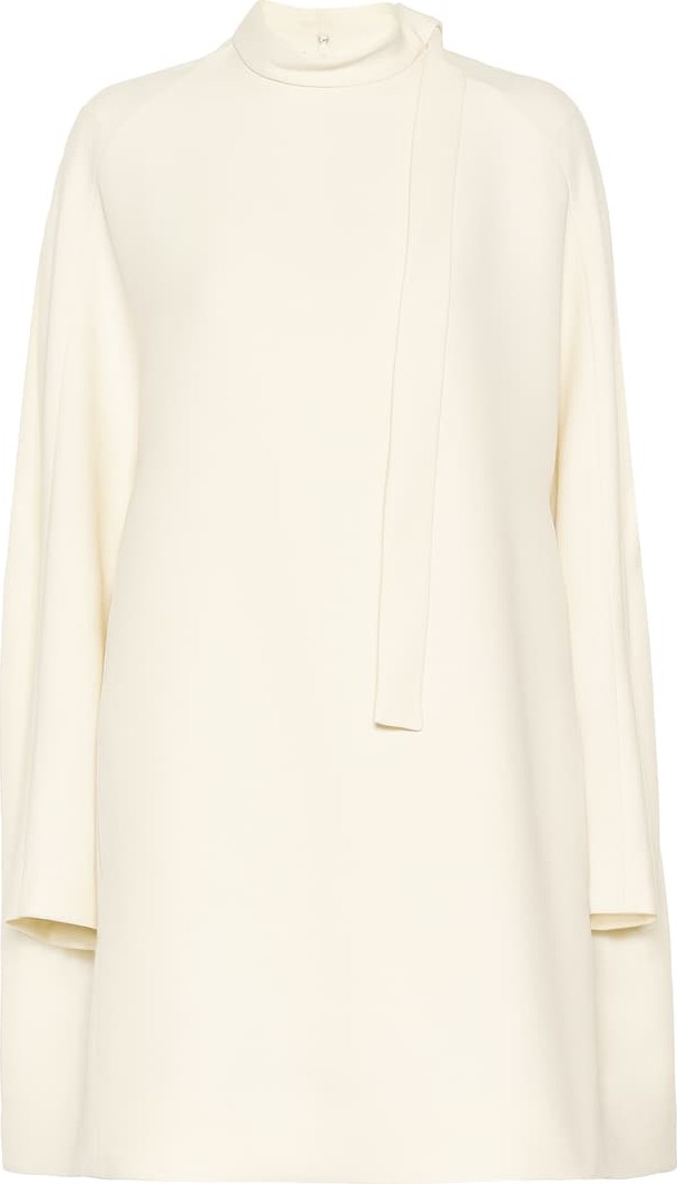 Valentino Embellished crêpe dress