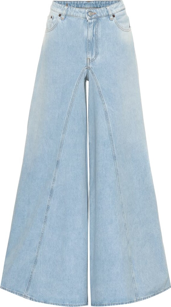 MM6 Maison Margiela High-rise wide-leg jeans