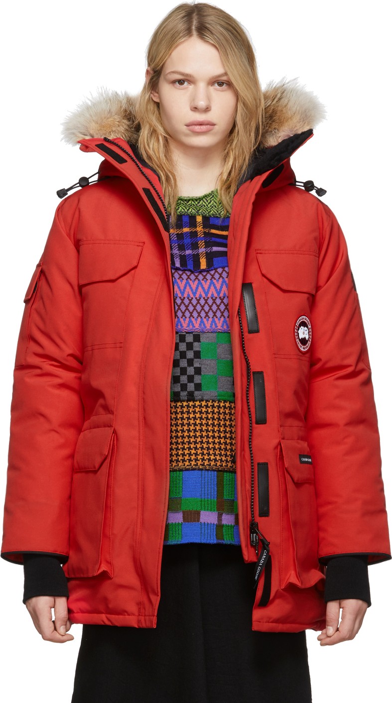 Canada Goose Red Down Expedition Parka