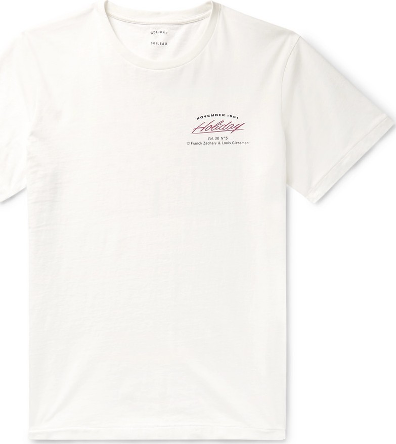 Holiday Boileau Logo-Print Cotton-Jersey T-Shirt
