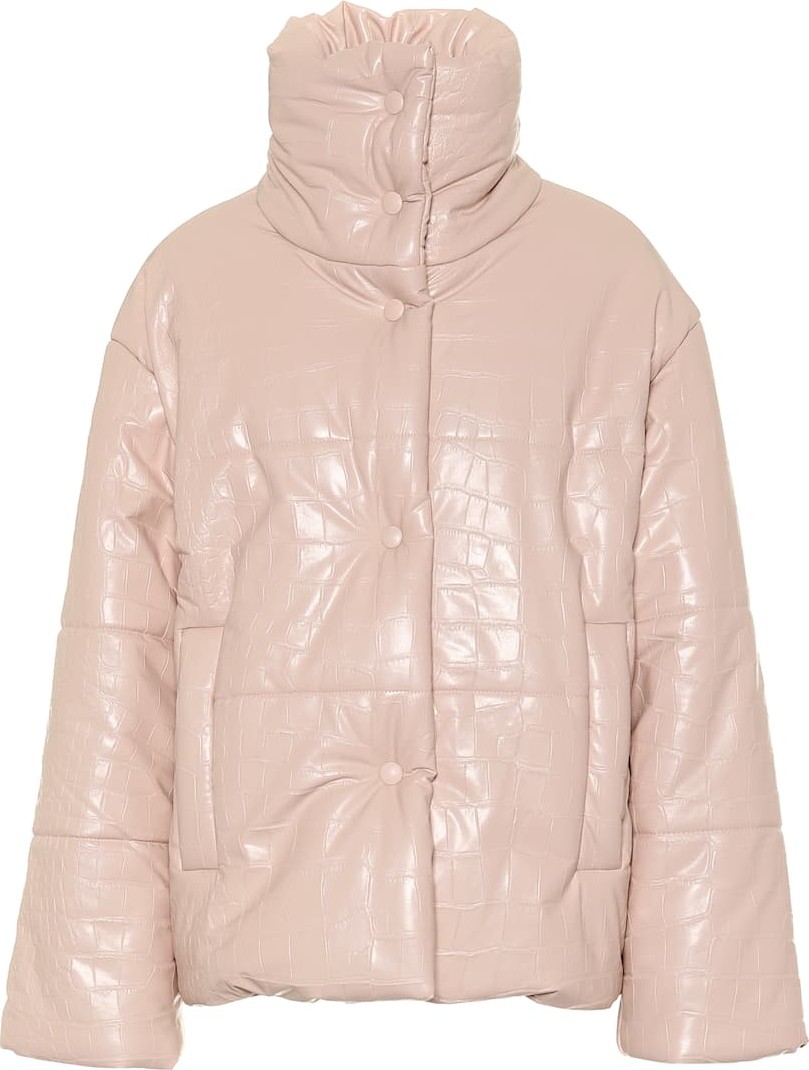Nanushka Hide faux leather puffer jacket