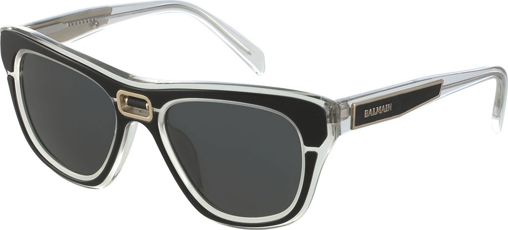 Balmain Transparent Acetate Sunglasses