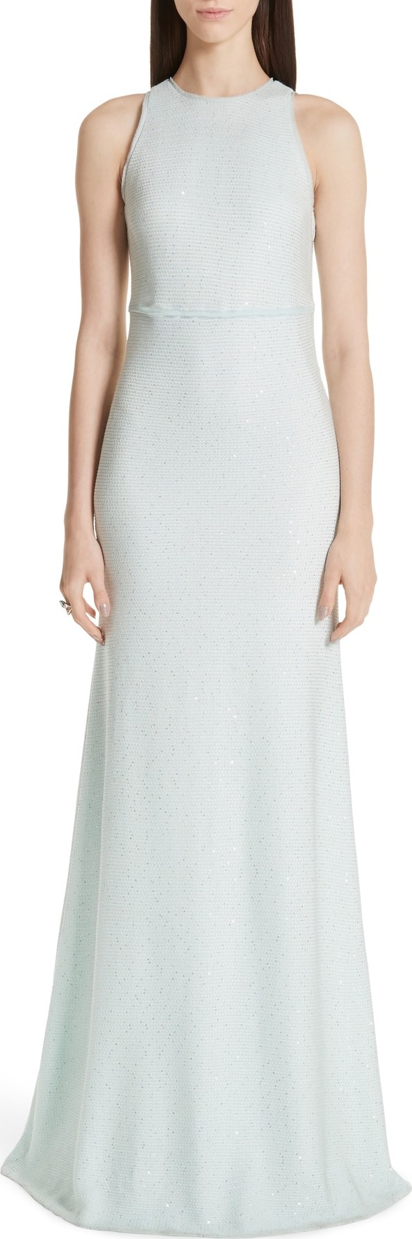 St. John Links Sequin Knit Gown