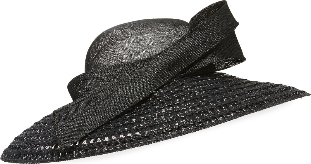 Marzi Large Brim Weave Hat