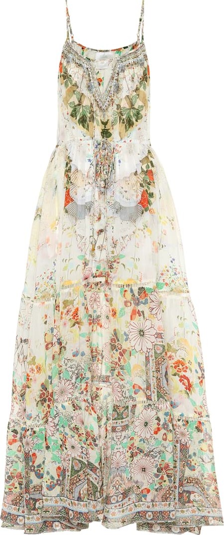 Camilla Embellished silk maxi dress