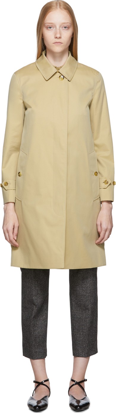 Burberry London England Beige Pimlico Coat