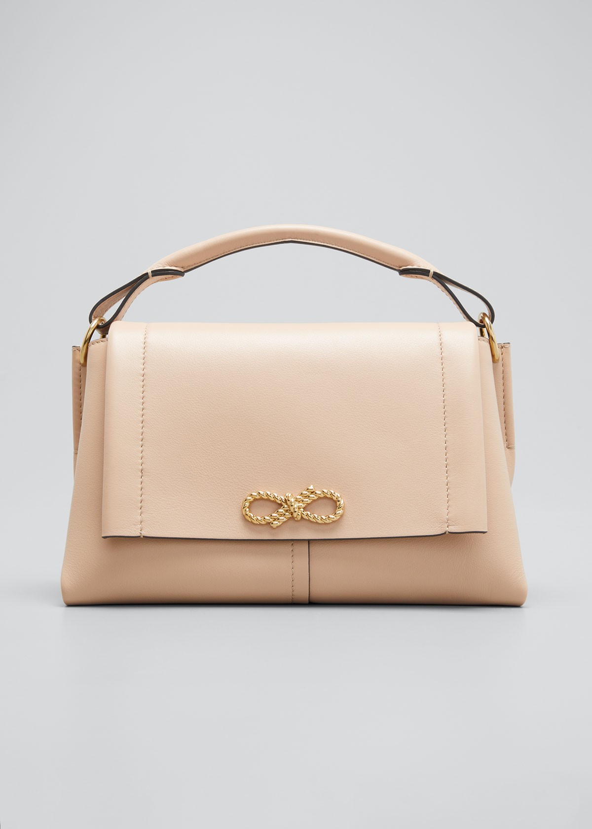 Anya Hindmarch Rope Bow Bag in Soft Leather