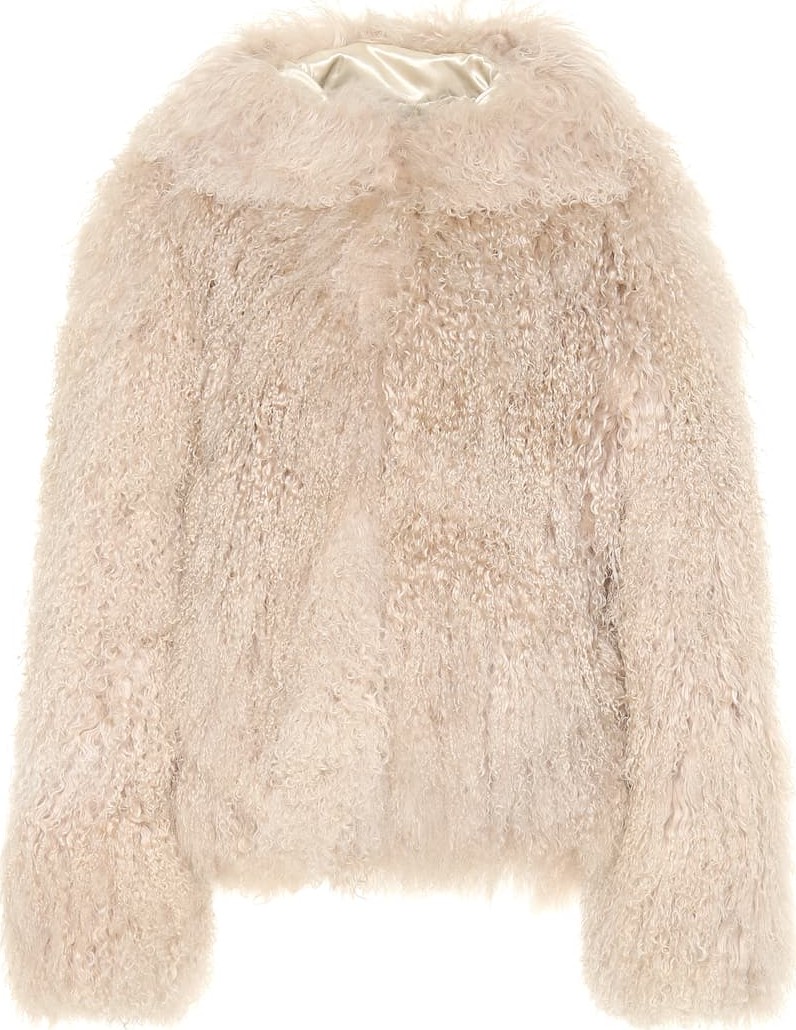 Alaïa Hooded shearling coat