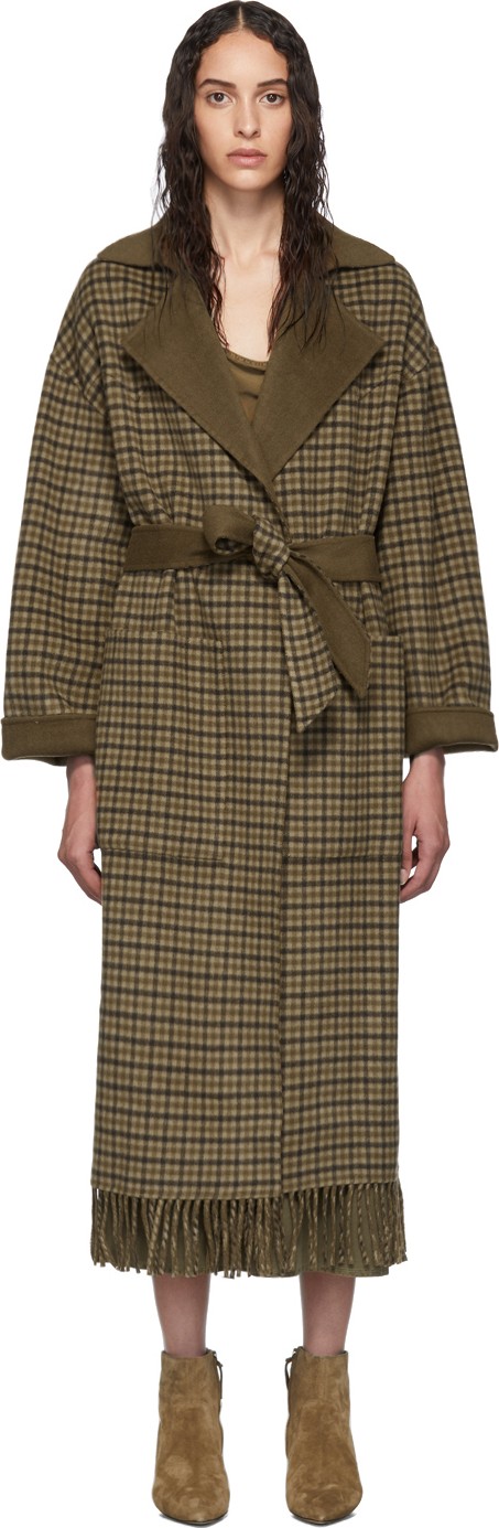 Nanushka Brown Wool Alamo Coat