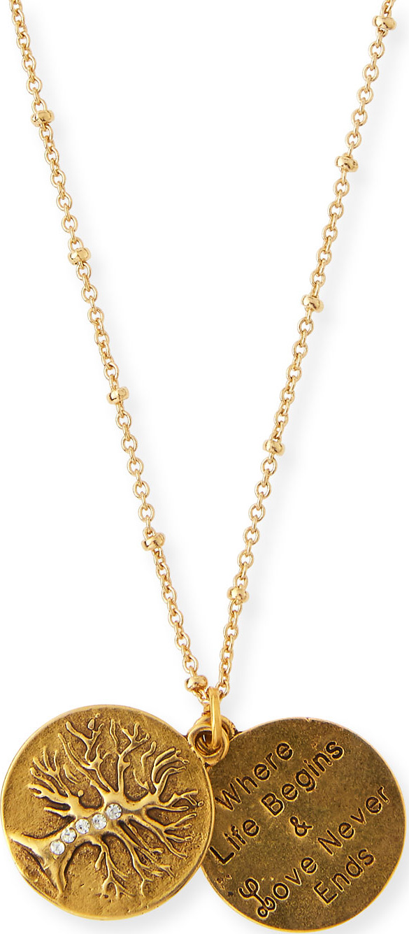 Sequin Tree of Life Talisman Necklace