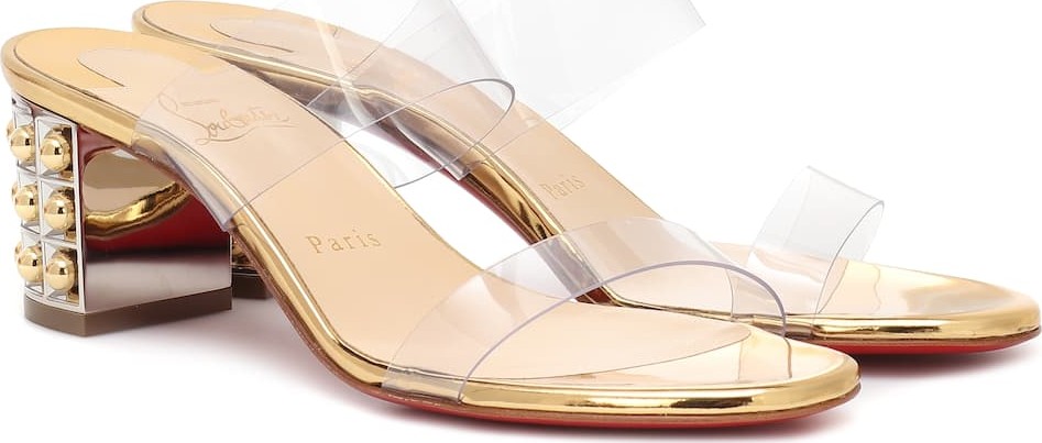 Christian Louboutin Almost Nothing 55 PVC sandals