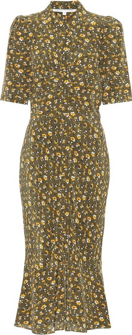 Veronica Beard Floral silk dress