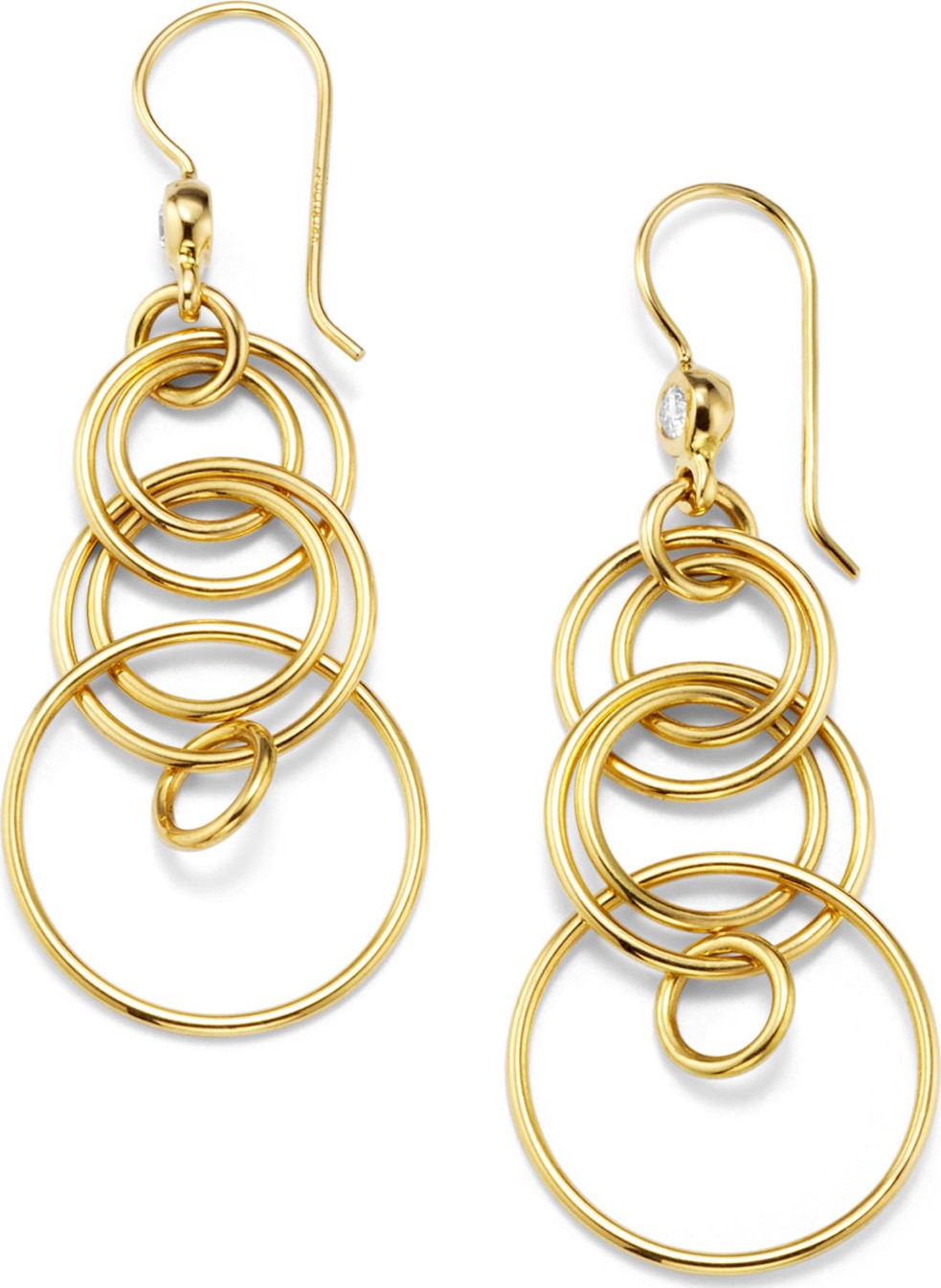 IPPOLITA 18k Diamond Mini Jet-Set Earrings