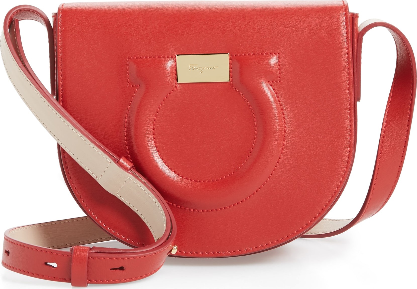 Salvatore Ferragamo Quilted Gancio Crossbody Bag
