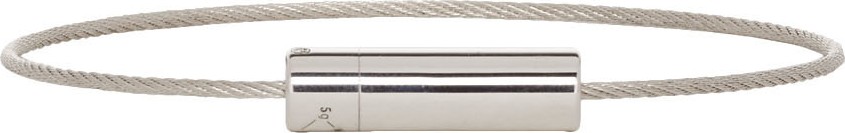 Le Gramme Silver Polished 'Le 5 Grammes' Bracelet