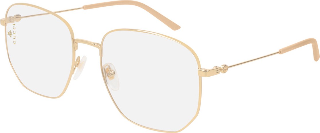 Gucci Square Metal Glasses