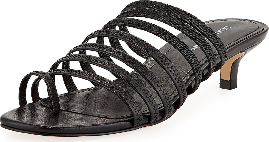 Donald J Pliner Evone Easy Napa Kitten-Heel Mule Sandal