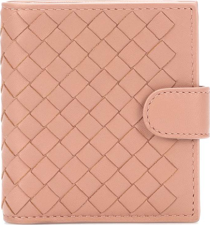 Bottega Veneta Intrecciato compact leather wallet