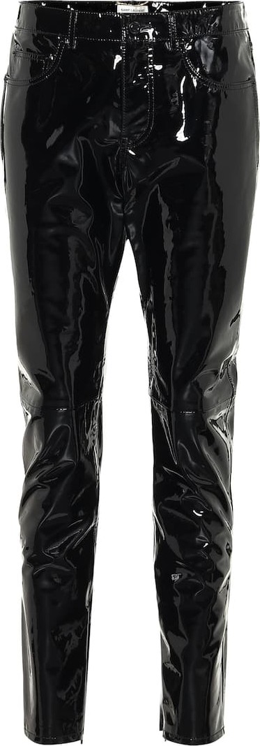 Saint Laurent Patent-leather skinny pants