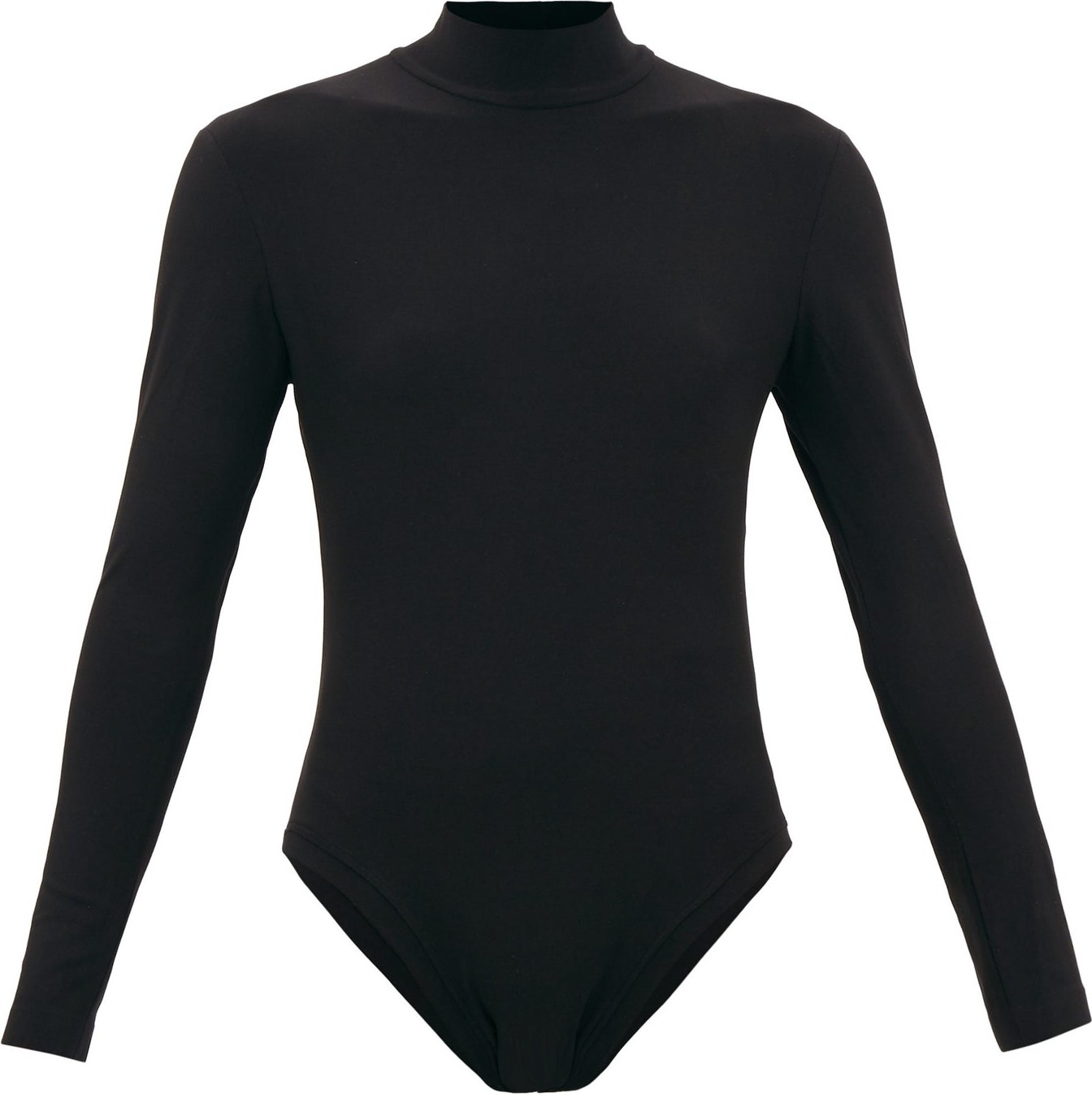 Norma Kamali High-neck open-back jersey bodysuit