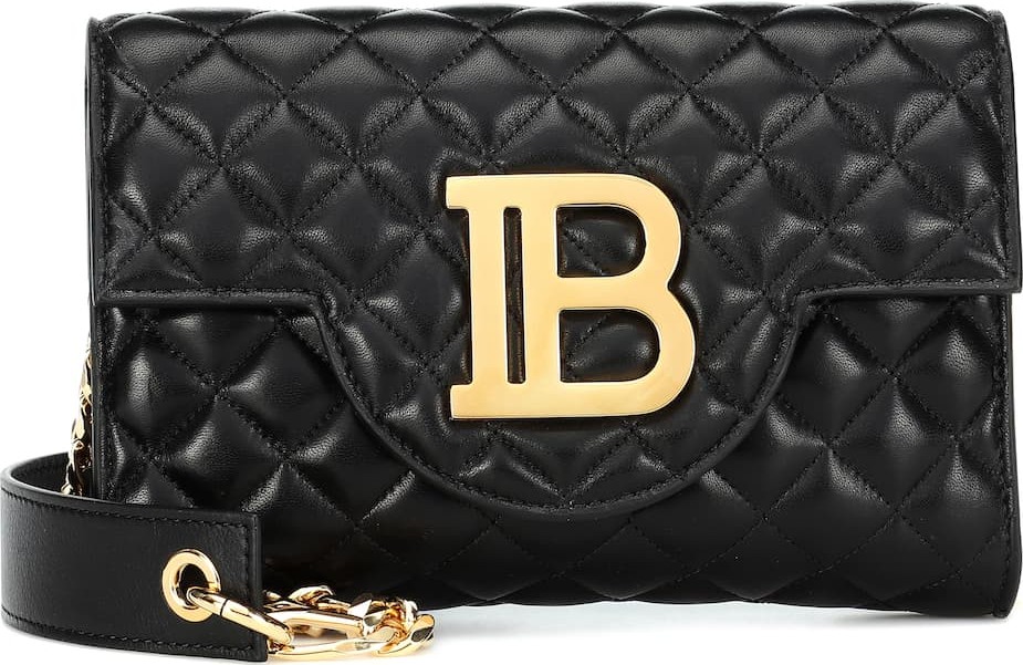 Balmain Quilted Benveloppe wallet on chain