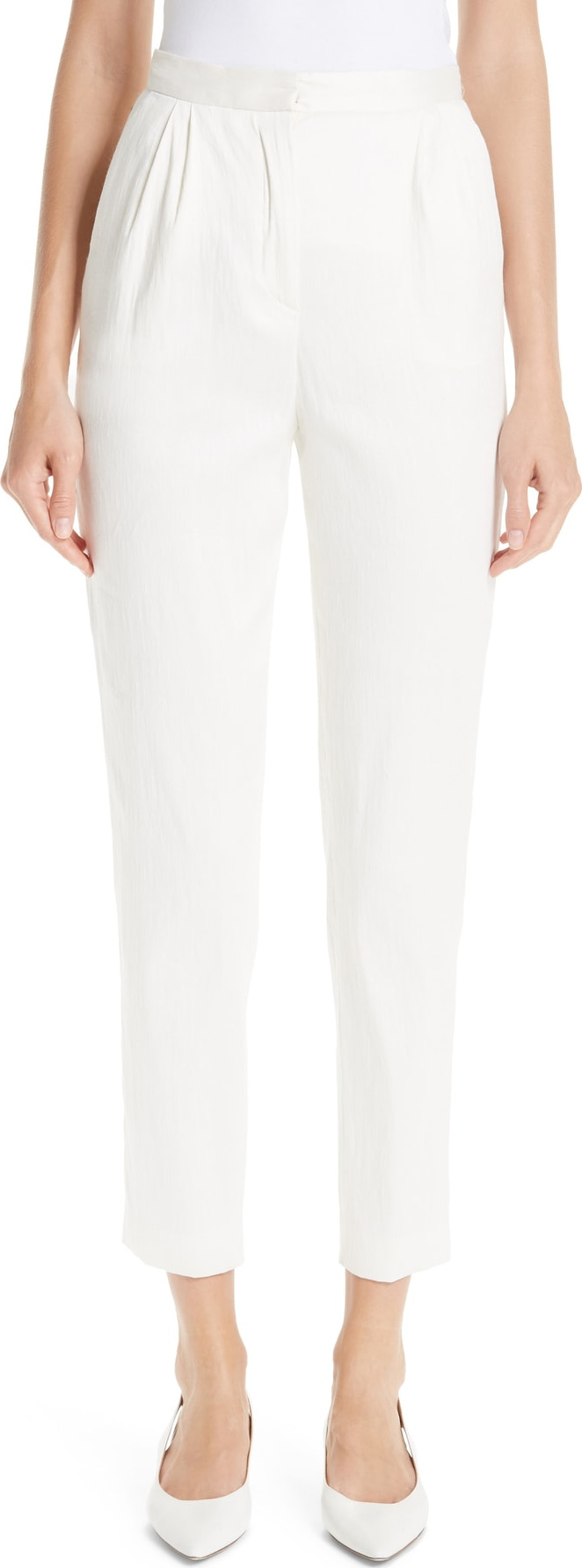 Mansur Gavriel Pleated Tapered Trousers