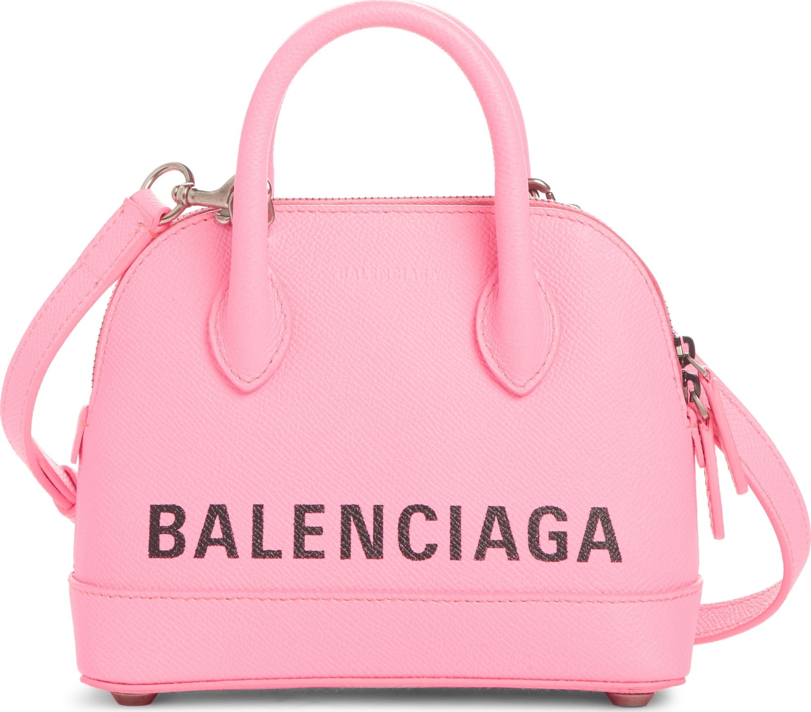 Balenciaga Extra Extra Small Vile Logo Calfskin Satchel