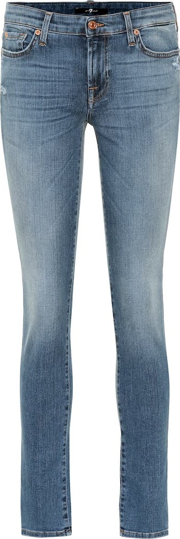 7 For All Mankind Pyper mid-rise skinny jeans
