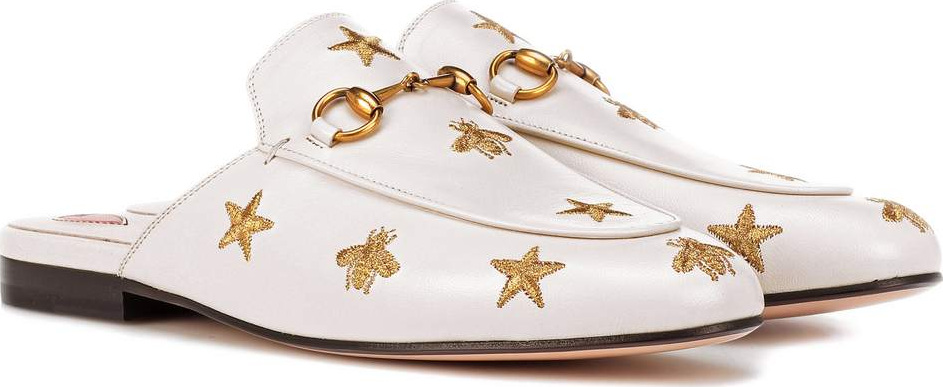 Gucci Princetown leather slippers